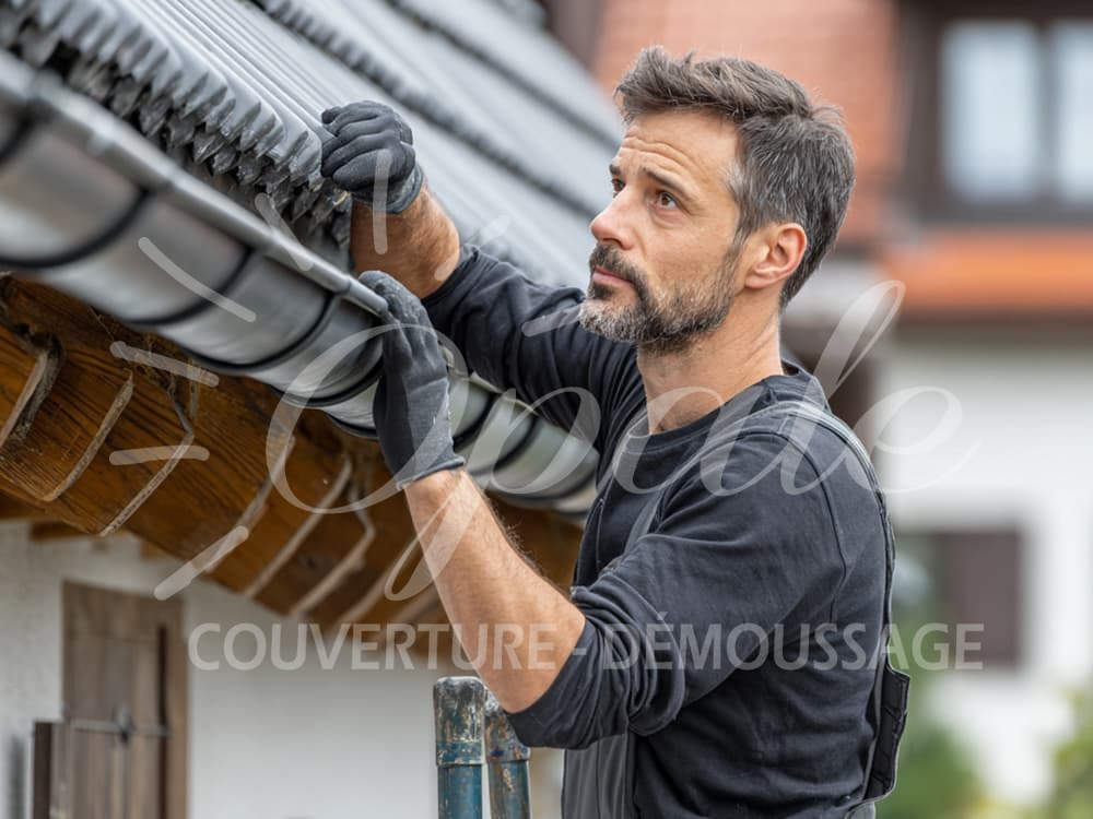 Pose et remplacement de gouttières